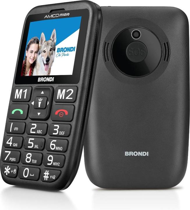 Actual product image Brondi Amico Stiloso Nero (2.40", 1.30 Mpx)