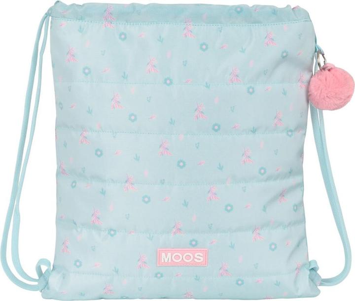 Actual product image Moos Backpack bag with straps Moss Garden turquoise
