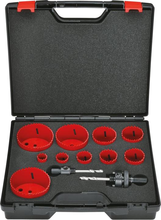 Produktbild Exact 06085 Eventus Bi-Metall Lochsägen General-Sortiment 2 in Kunststoffkoffer