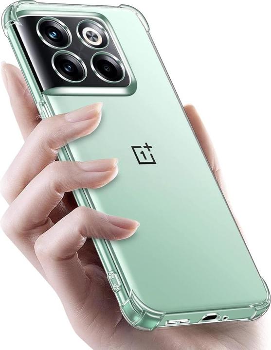 Actual product image Screenguard OnePlus 10T Case Crystal Soft Airbag Bumper (OnePlus 10T)