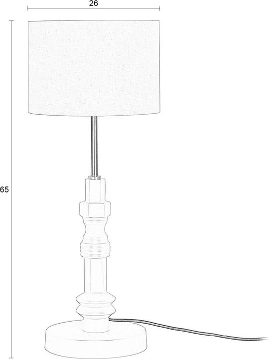 Productafbeelding Zuiver Totem Tafellamp Vloeiend Terra (E27)