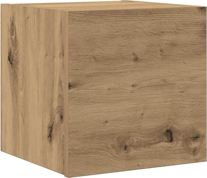 Produktbild vidaXL 7-tlg. TV-Schrank-Set Wandmontage Artisan-Eiche Holzwerkstoff (100 x 30 x 30 cm)