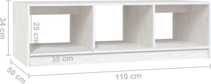 Image du produit vidaXL Couchtisch (50 x 110 x 34 cm)