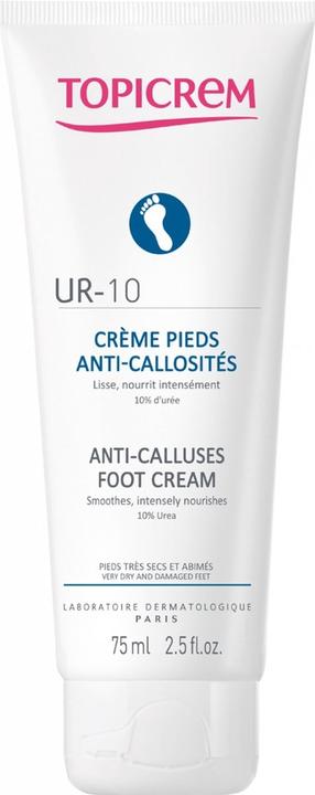 Topicrem UR 10 Anti-Calluses Foot Cream (Fusscrème & Fussgel, 75 ml)