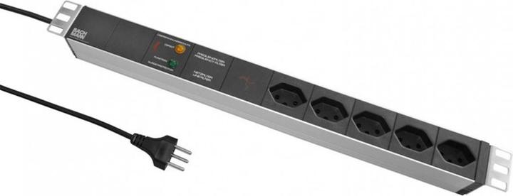 Produktbild Bachmann IT PDU Basic 1HE (5x, Typ 13, 3 m)