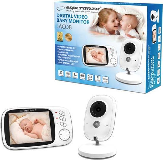 Produktbild Esperanza LCD 3.2 Jacob (Babyphone mit Kamera, 260 m)