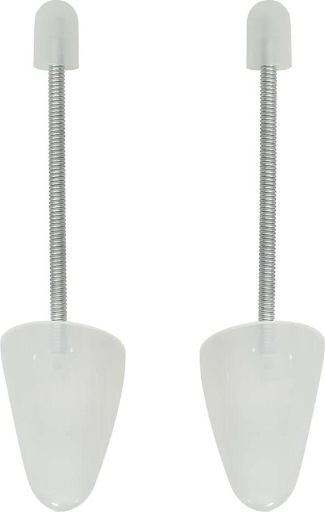 Immagine prodotto VidaXL Scarpe con molla a spirale 5 paia Bianco UE 35-38 (10 x)