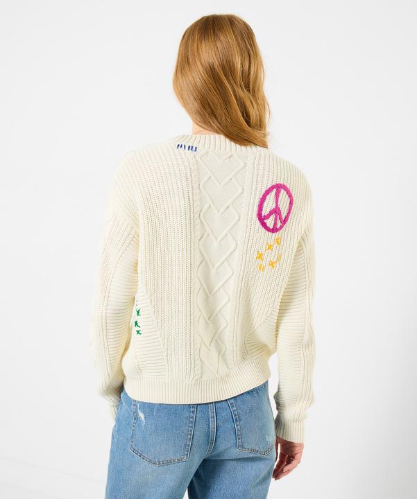 Produktbild Joe Browns Oversized Embroidered Cable Knit Cardigan (52)