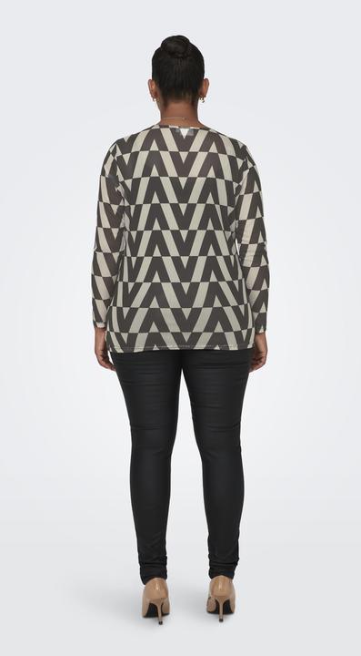 Immagine prodotto Only Top a rete curvy con maniche lunghe (S)