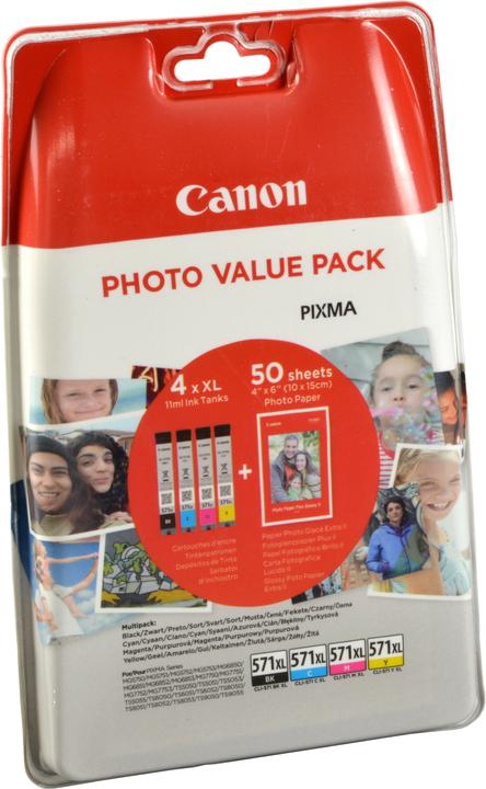 Actual product image Canon Pgi-72 (CO, GY, PBK, PC, PM)