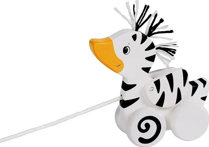Actual product image Goki Pulling animal zebra duck