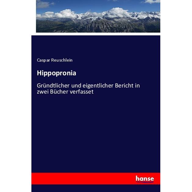 Thumbnail - Hippopronia, Fachbücher von Caspar Reuschlein