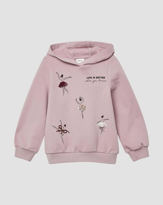 Produktbild s.Oliver Sweatshirt Kuscheliger Hoodie mit Artwork (98)