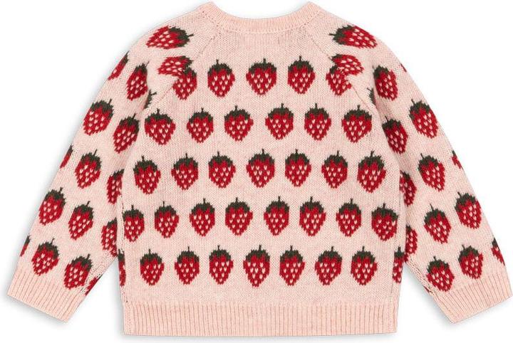 Produktbild Konges Slojd Belou Strick Cardigan Strawberry (92)