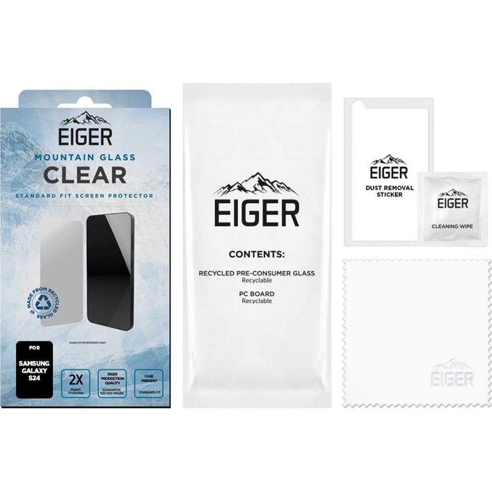 Thumbnail - Eiger Mountain Glass Clear (1 Stück, Samsung Galaxy S24), Smartphone Schutzfolie, Transparent