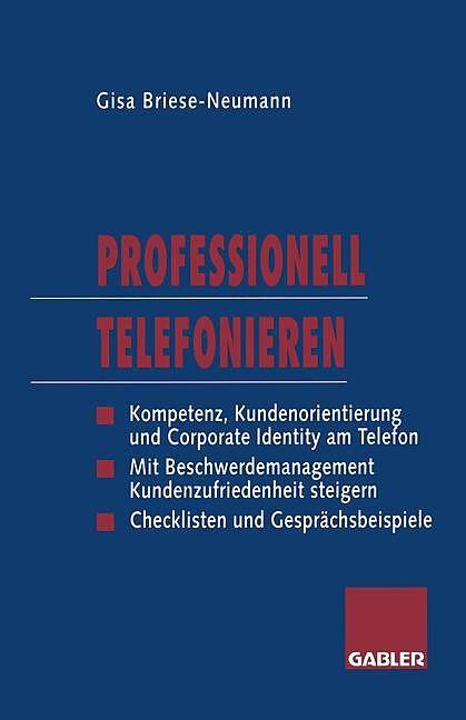 Produktbild Professionell Telefonieren (Deutsch, 1996)