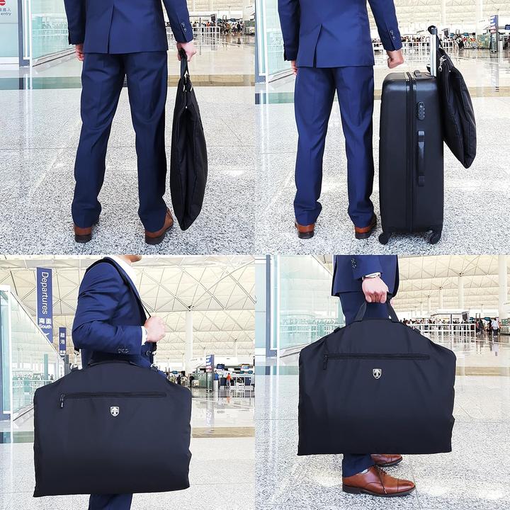 Actual product image Travando Anzugtasche mit 15" Laptopfach und Schultergurt