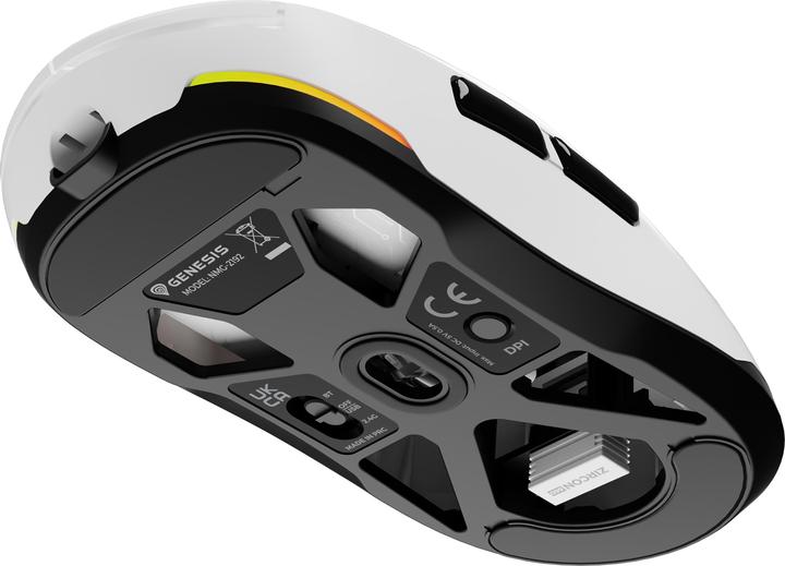 Actual product image Genesis Gaming mouse ZIRCON 660 wireless white (Wireless)