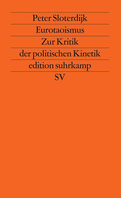 Produktbild Eurotaoismus (Deutsch, Peter Sloterdijk, 1989)