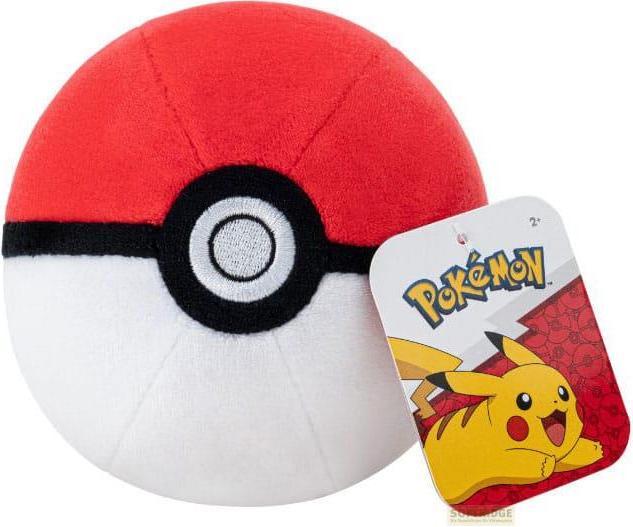 Actual product image Jazwares Pokémon plush figure Pokeball (assorted - 1 piece) (10 cm)