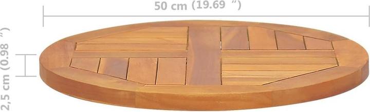 Produktbild vidaXL Tassilo (50 x 50 x 2.5 cm)