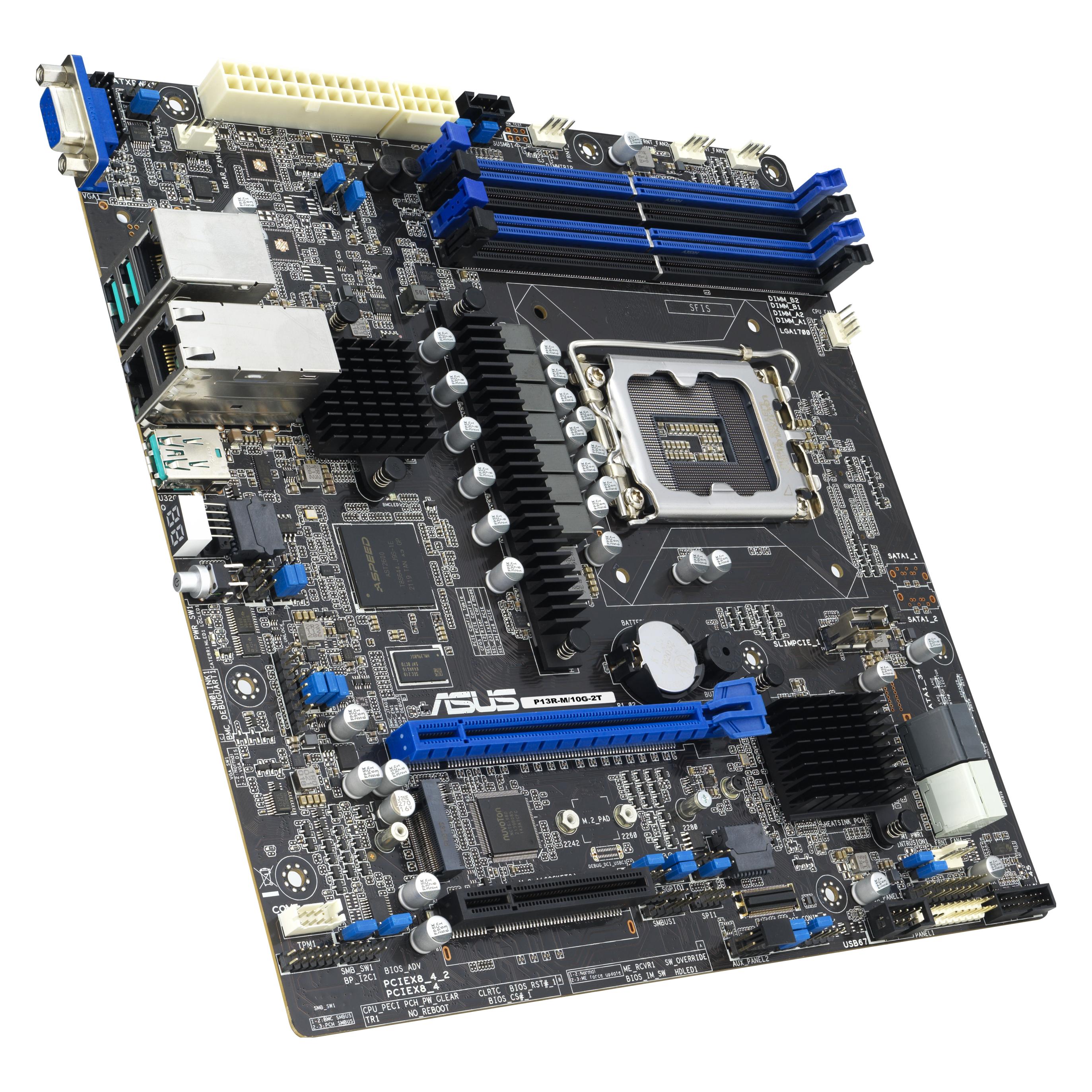 ASUS P13R-M/10G-2T (LGA 1700, Intel C252, mATX), Mainboard