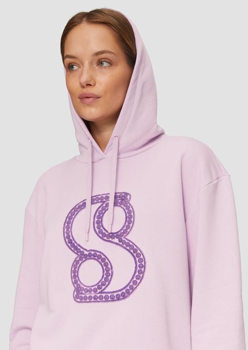 Produktbild S.Oliver Sweatshirt Kapuzen-Sweatshirt mit verstellbarem Saum (44)