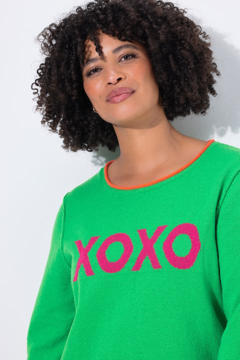 Immagine prodotto Angel of Style Maglione dal taglio dritto con scritta e orli non rifiniti (50, 52)