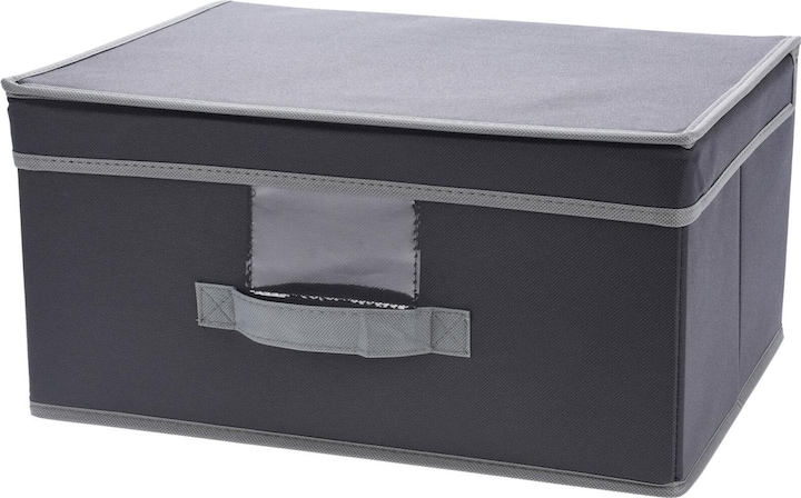 Produktbild Storage Solutions Aufbewahrungsboxen-Set in 3 Grössen mit Deckel & Henkel, faltbar