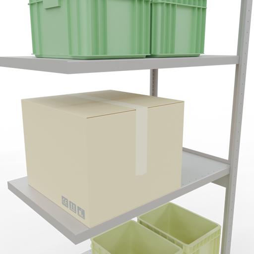 Immagine prodotto Schulte Lagertechnik MULTIplus250 sistema di alloggiamento aggiuntivo senza bulloni con bulloni di lunghezza