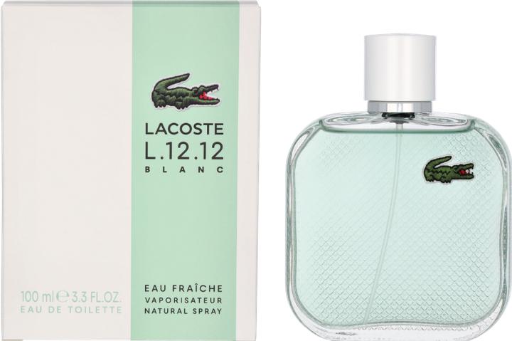 Actual product image Lacoste L.12.12 Blanc Eau Fraiche EDT 100 ml (Eau de toilette, 100 ml)