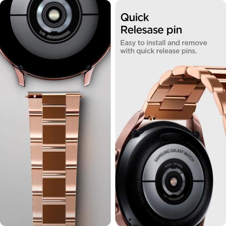 Immagine prodotto Spigen 600WB24982 Accessori per smartwatch Cinturino in acciaio inossidabile Rosé (Acciaio inossidabile)