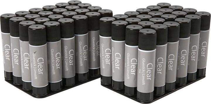Produktbild Creativ Company Transparenter Klebestift rund, 48 Stk.