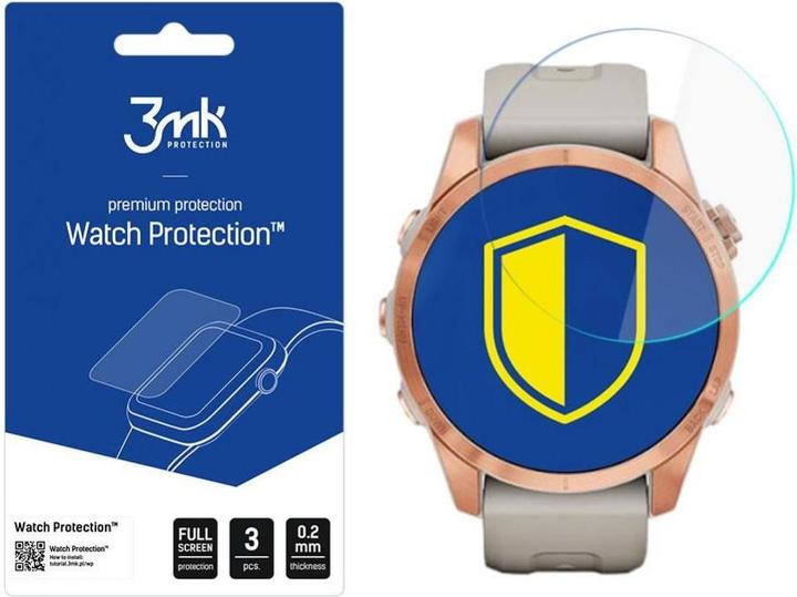 3MK hybrid glass Watch Protection FG for Garmin Fenix 7s