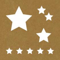 Produktbild Rayher Papier-Schablone Sterne