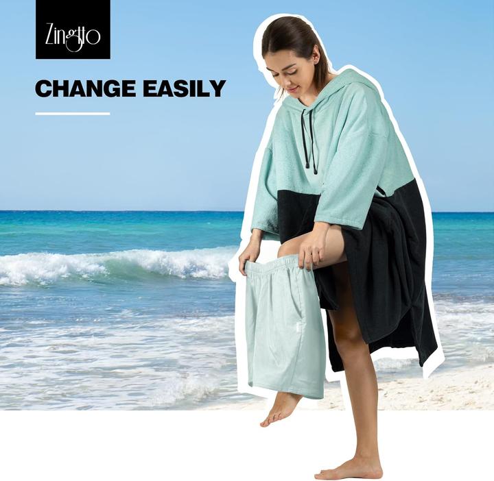 Produktbild Surf-Poncho mit Kapuze