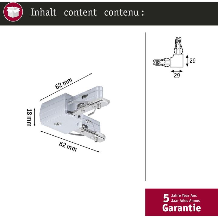 Image du produit Paulmann Connecteur URail L