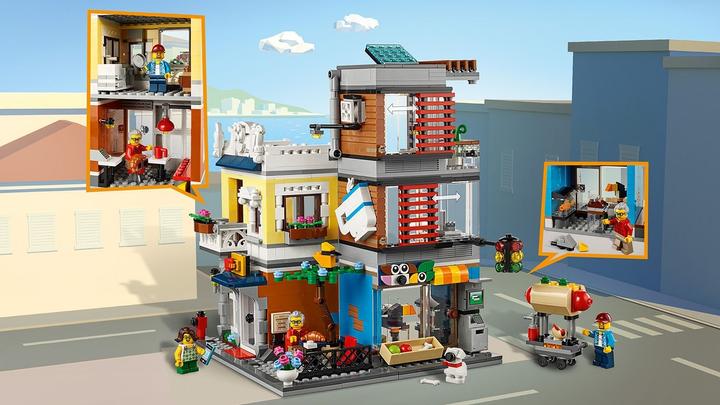 Produktbild LEGO Creator End-Of-Live Set Stadthaus mit Zoohandlung & Café - 31097 NEU! Teile 969x (31097)