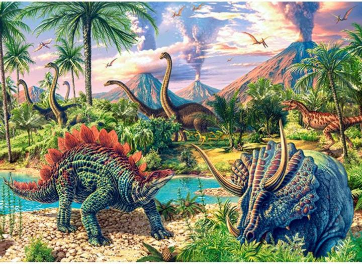 Produktbild Castorland Dinosaur Volcanos, Puzzle 120 Teile (120 Teile)