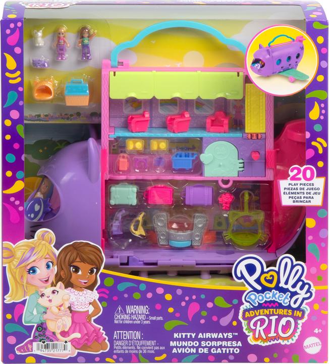 Actual product image Polly Pocket Kitty Plane