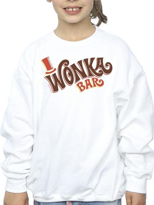Produktbild Willy Wonka & the Chocolate Factory Bar Logo Sweatshirt Mädchen (128)