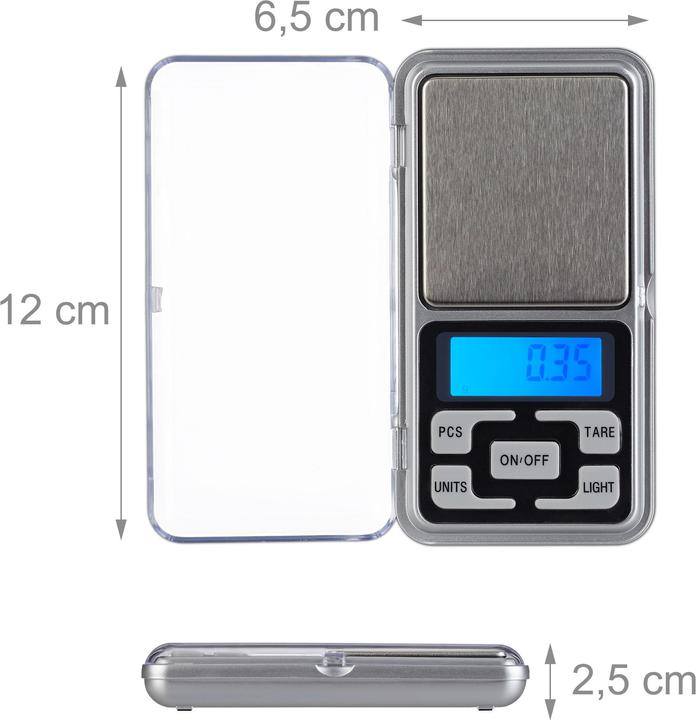 Immagine prodotto Relaxdays Mini bilancia digitale
