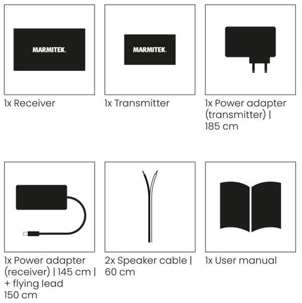 Actual product image Marmitek - Speaker Anywhere 650 - Wireless speakers connection (30 m)