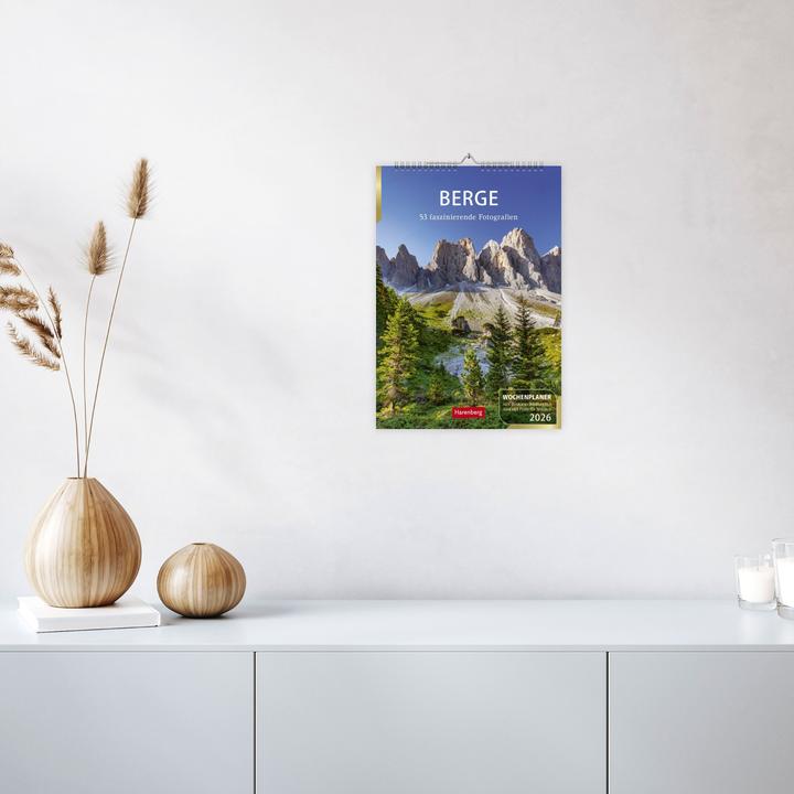 Produktbild Harenberg Berge Wochenplaner 2026 - 53 faszinierende Fotografien