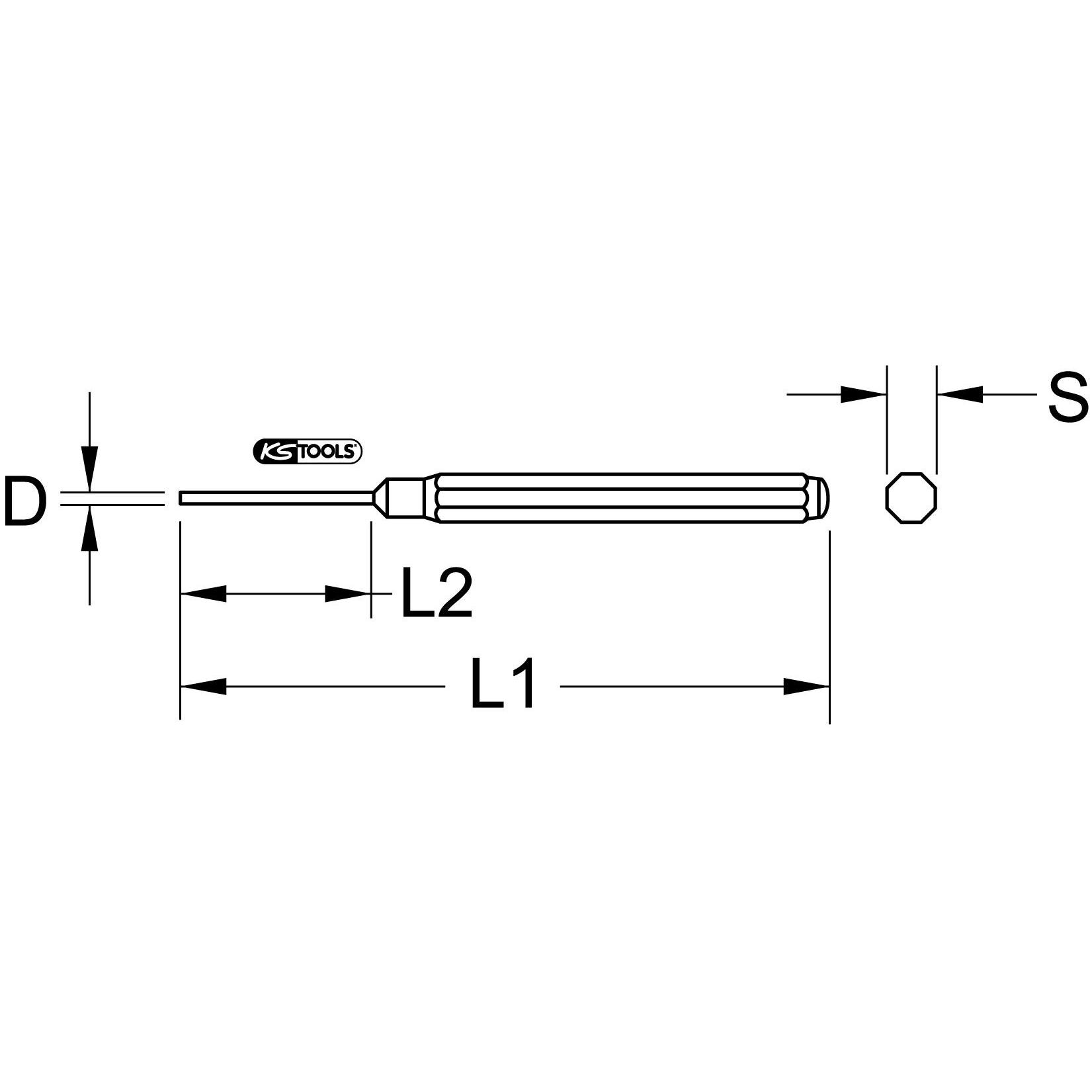 Thumbnail - KS Tools, Meissel, 156.0123