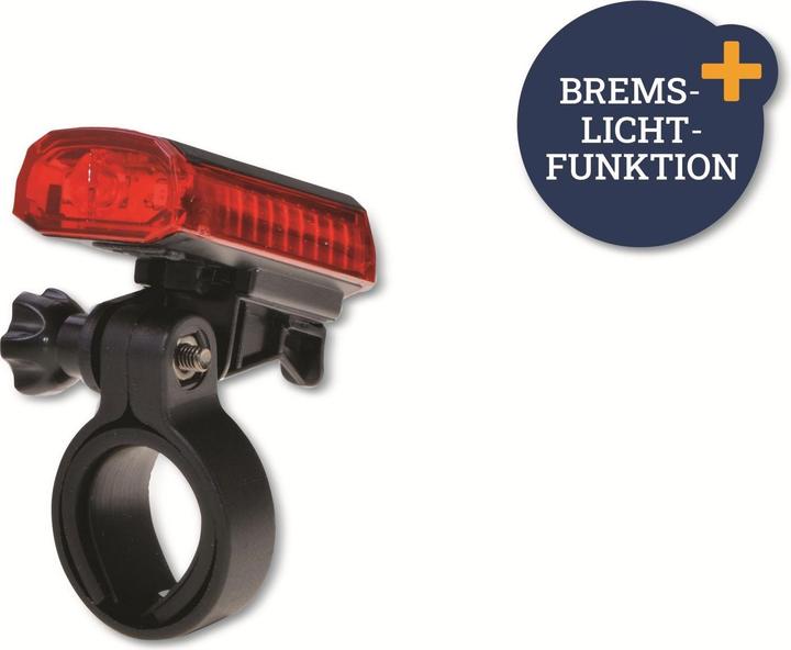 Actual product image Filmer Bicycle rear light 49023, battery-operated