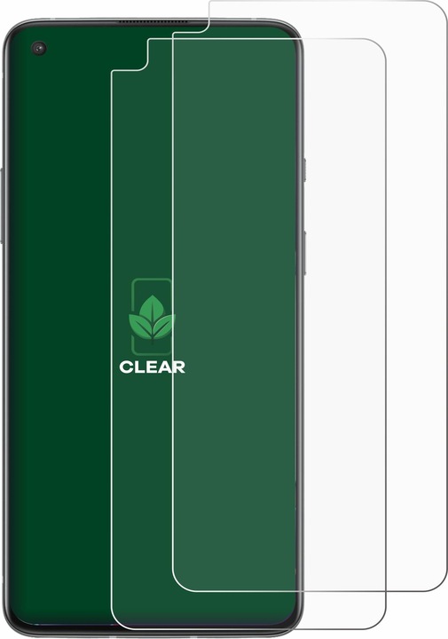 Actual product image ScreenLeaf Protective film sustainable screen protector screen protector film clear transparent (2 Piece, OnePlus 8T)