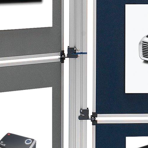 Produktbild Nobo Multifunktionswand Modular Standsäulen mit Standfüssen