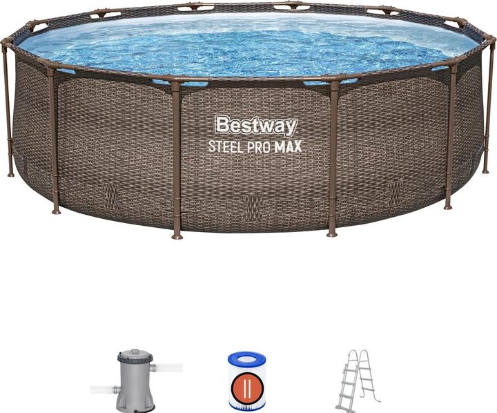 Actual product image Bestway Steel Pro Max Pool Set Deluxe (Ø 366 x 100 cm)