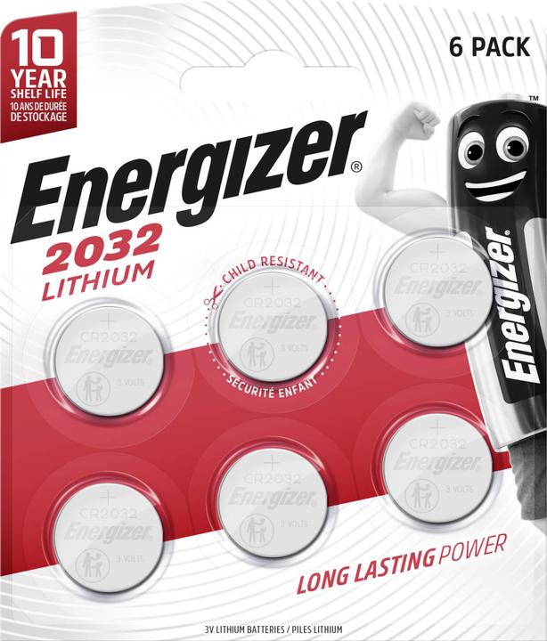 Energizer CR2032 (6 pcs, CR2032, 235 mAh)